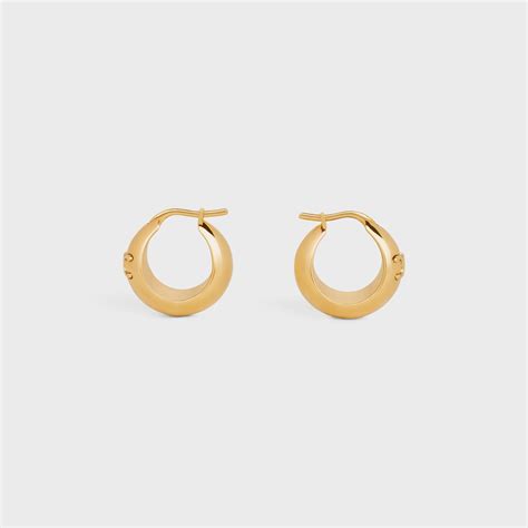 celine twisted hoop earrings|celine earrings 24s.